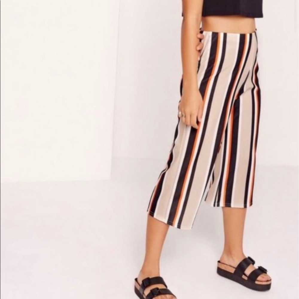 Missguided ribbed culottes